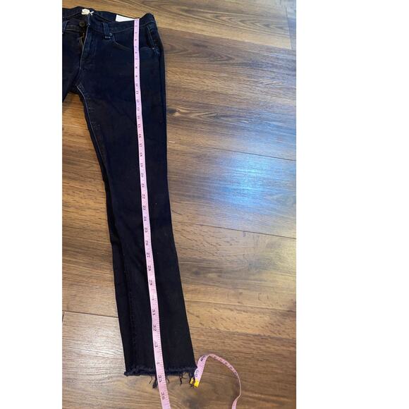 Rag & Bone Distressed Skinny Jeans Women’s Size 28 Dark Wash Stretch Denim - Picture 9 of 13